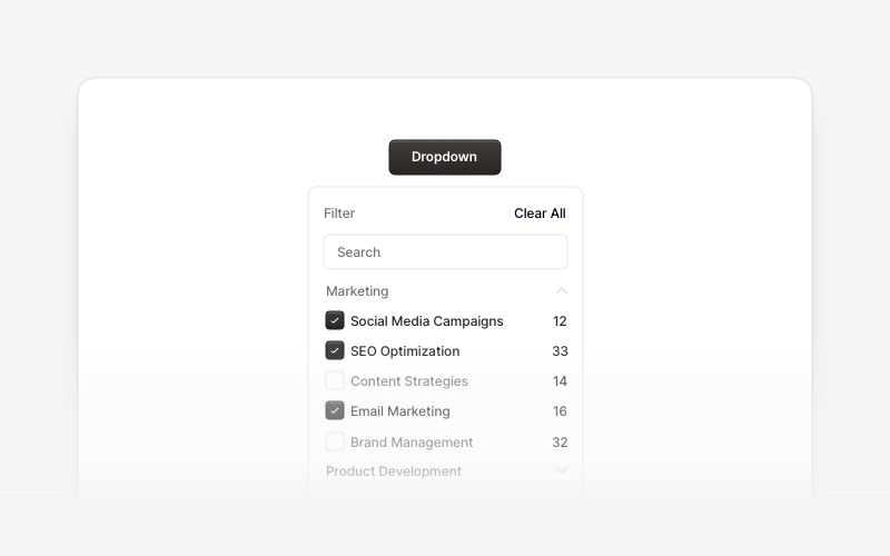 Dropdowns
