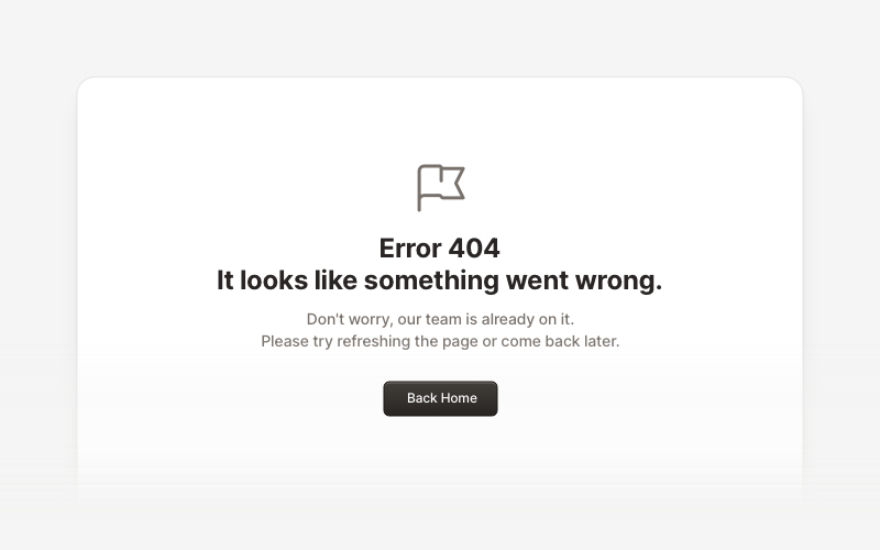 Error Sections